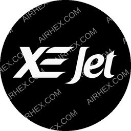 Xejet Circular logo (dark)