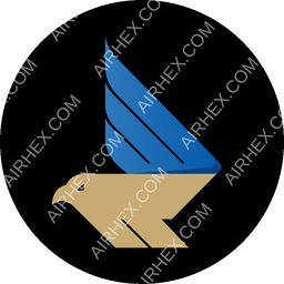 Zagros Airlines Circular logo (dark)