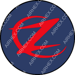 Zagrosjet Circular logo (dark)