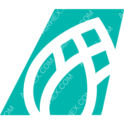 Air Bagan Symbol logo (dark)