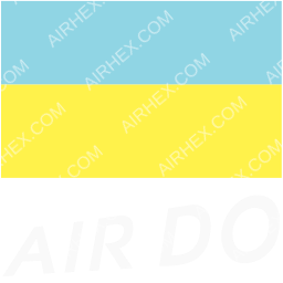 Air Do Symbol logo (dark)