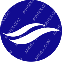 Air Ocean Airlines Symbol logo (dark)