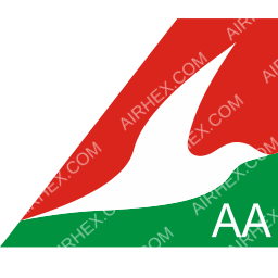 Azman Air Symbol logo (dark)