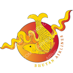Bhutan Airlines Symbol logo (dark)