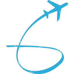 Blue Sky Aviation Services Symbol logo (dark)