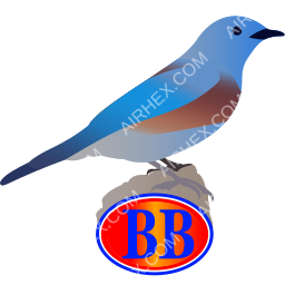 Bluebird Aviation Symbol logo