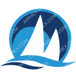 BVI Airways Symbol logo (dark)