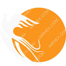 Caspian Airlines Symbol logo (dark)