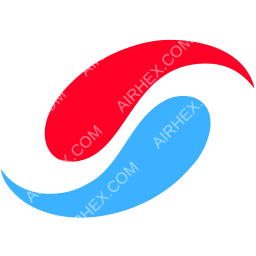 Chongqing Airlines Symbol logo (dark)