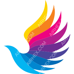 Donghai Airlines Symbol logo (dark)