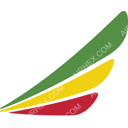 Ethiopian Mozambique Airlines Symbol logo (dark)