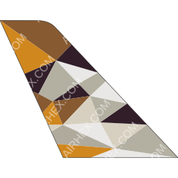 Etihad Airways Symbol logo (dark)