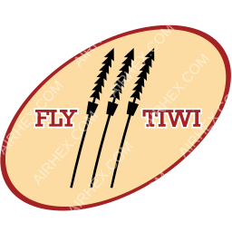 Fly Tiwi Symbol logo (dark)