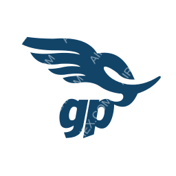 GP Aviation Symbol logo (dark)