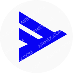 Hahn Air Symbol logo (dark)