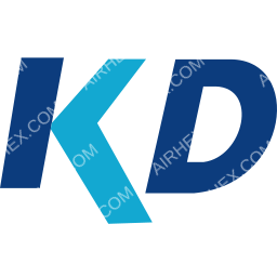 KD Air Symbol logo (dark)
