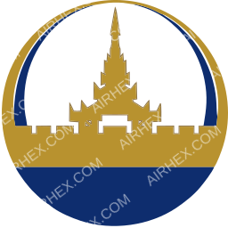 Mann Yadanarpon Airlines Symbol logo (dark)