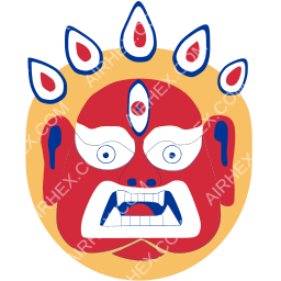 Nepal Airlines Symbol logo (dark)