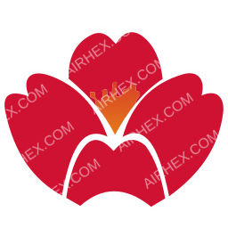 Qingdao Airlines Symbol logo (dark)