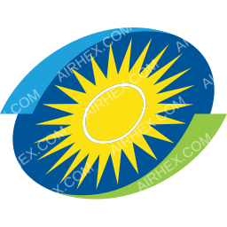 RwandAir Symbol logo (dark)