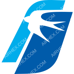 SkyJet Airlines Symbol logo (dark)