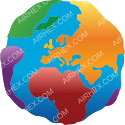Small Planet Airlines Cambodia Symbol logo (dark)