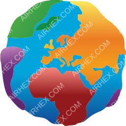 Small Planet Airlines Germany Symbol logo (dark)
