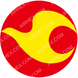Tianjin Airlines Symbol logo (dark)