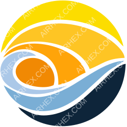 Trade Air Symbol logo (dark)