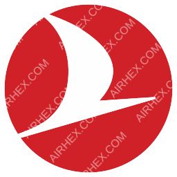 Turkish Airlines Symbol logo (dark)