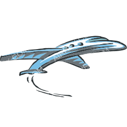 Twin Jet Symbol logo