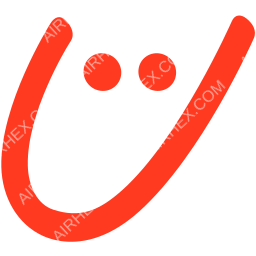 Vision Air (Moldova) Symbol logo (dark)