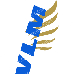 VLM Airlines Brussels Symbol logo (dark)