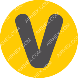 Vueling Symbol logo (dark)