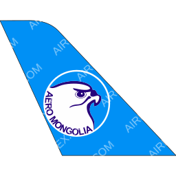 Aero Mongolia Tail logo (dark)