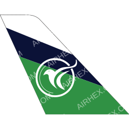 African Express Airways Tail logo (dark)