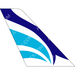 Air Busan Tail logo (dark)