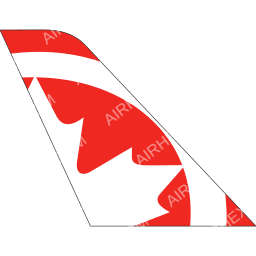 Air Canada Rouge Tail logo (dark)