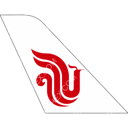 Air China Tail logo (dark)