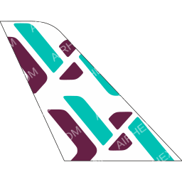 Air Italy Tail logo (dark)