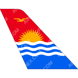 Air Kiribati Tail logo (dark)