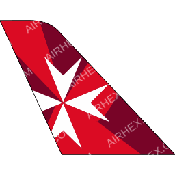 Air Malta Tail logo (dark)
