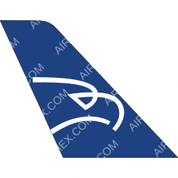 Air Montenegro Tail logo (dark)