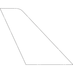 Air Ocean Airlines Tail logo (dark)