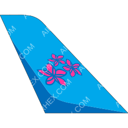 Air Rarotonga Tail logo (dark)