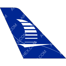 Air Saint Pierre Tail logo (dark)