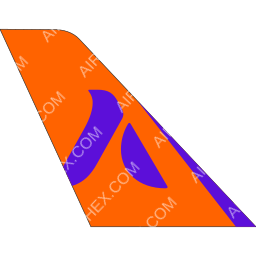 Akasa Air Tail logo (dark)