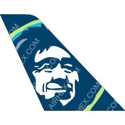 Alaska Airlines Tail logo (dark)