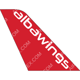 Albawings Tail logo (dark)