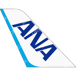 All Nippon Airways Tail logo (dark)